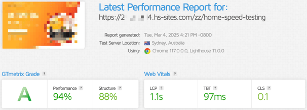 Homepage without GTM
