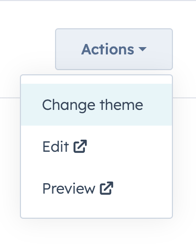 Actions buttion for Themes