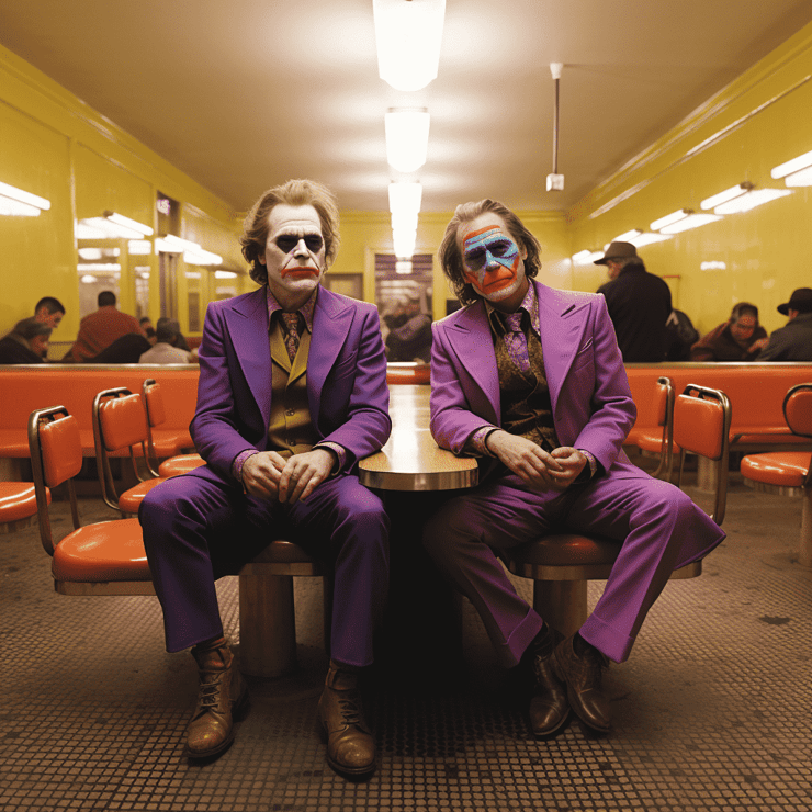 Creating the villain duo, Joker and Thanos