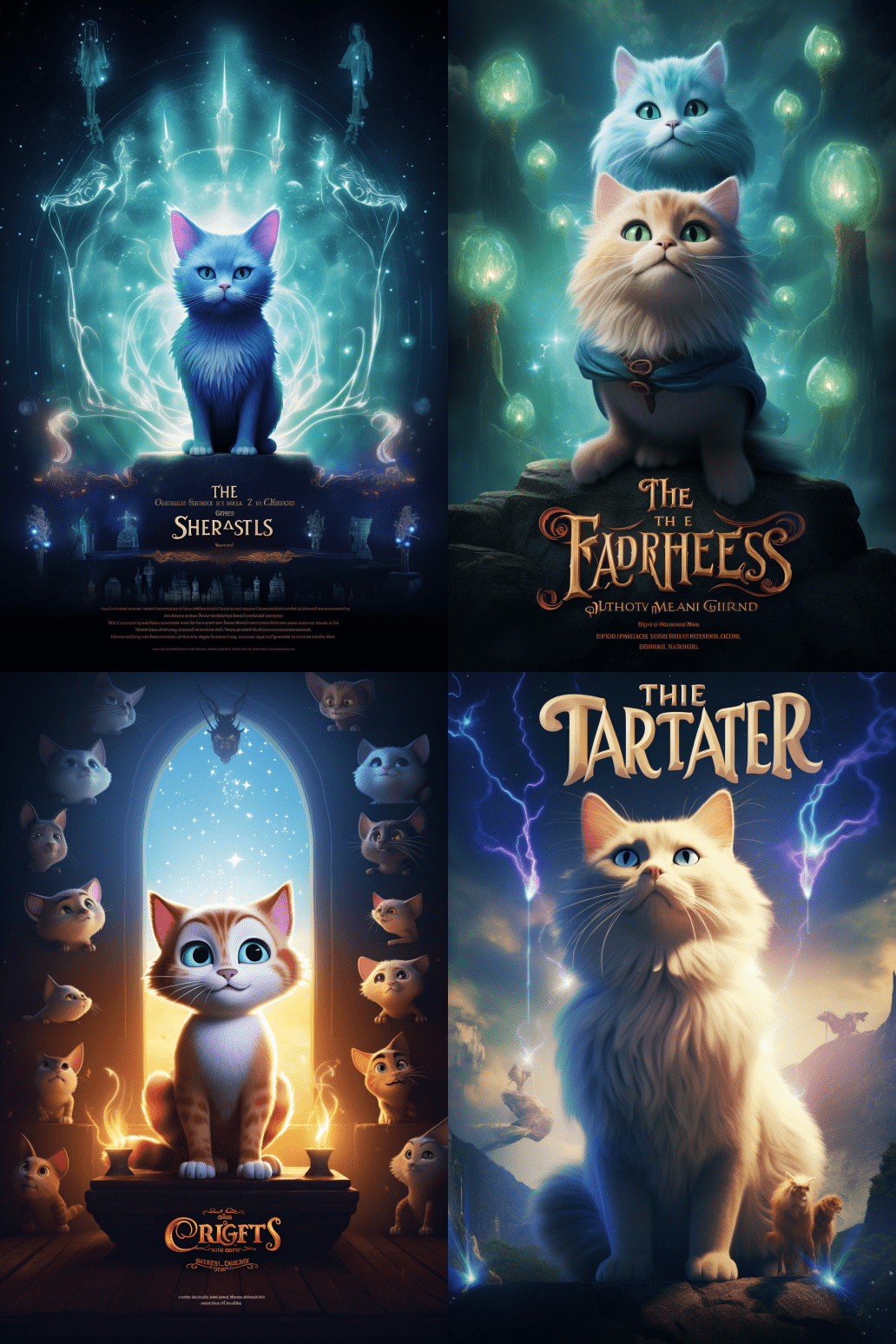 A poster for an animated movie generated from Midjourney