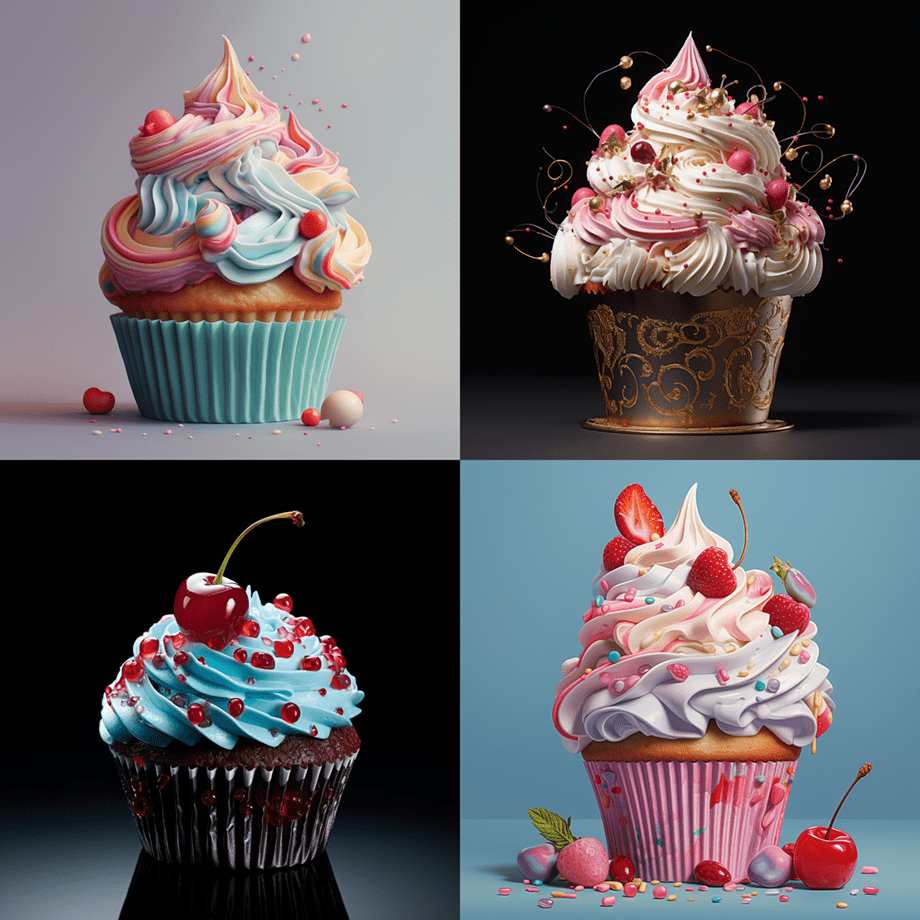 Cup Cake two concepts without two colons