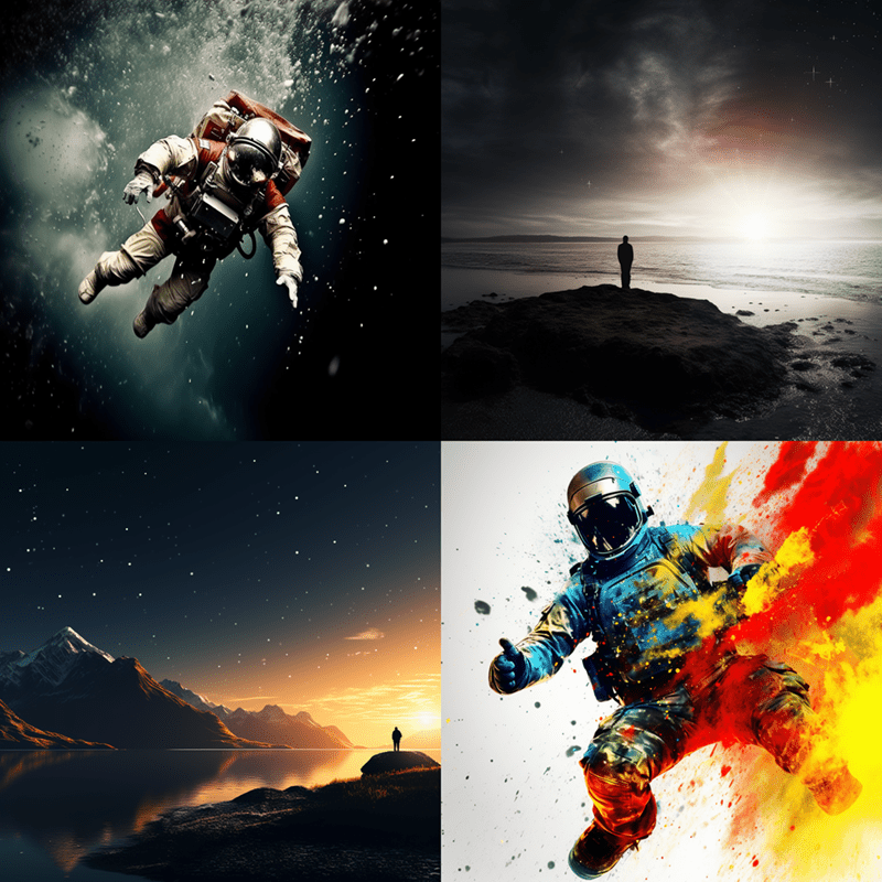 space music concept art 1st photo generated