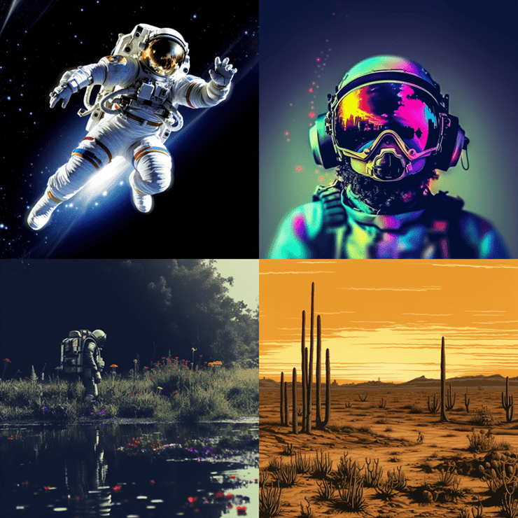 space music concept art 2nd photo generated