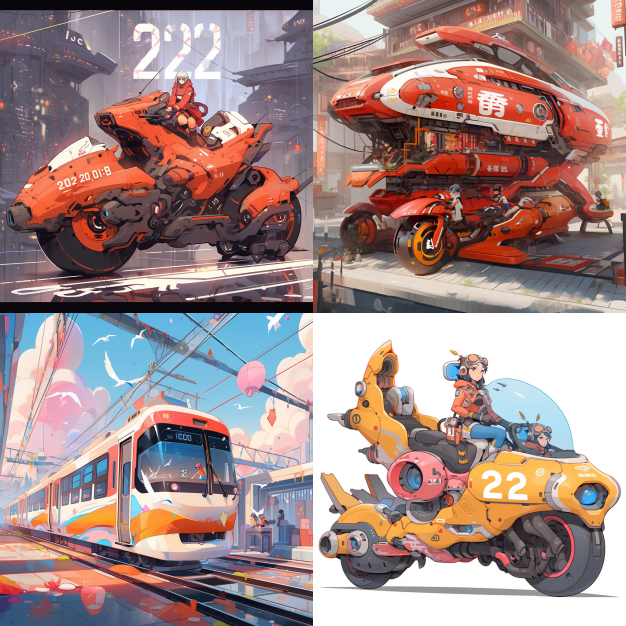 Future transportation using --niji 5 default parameter