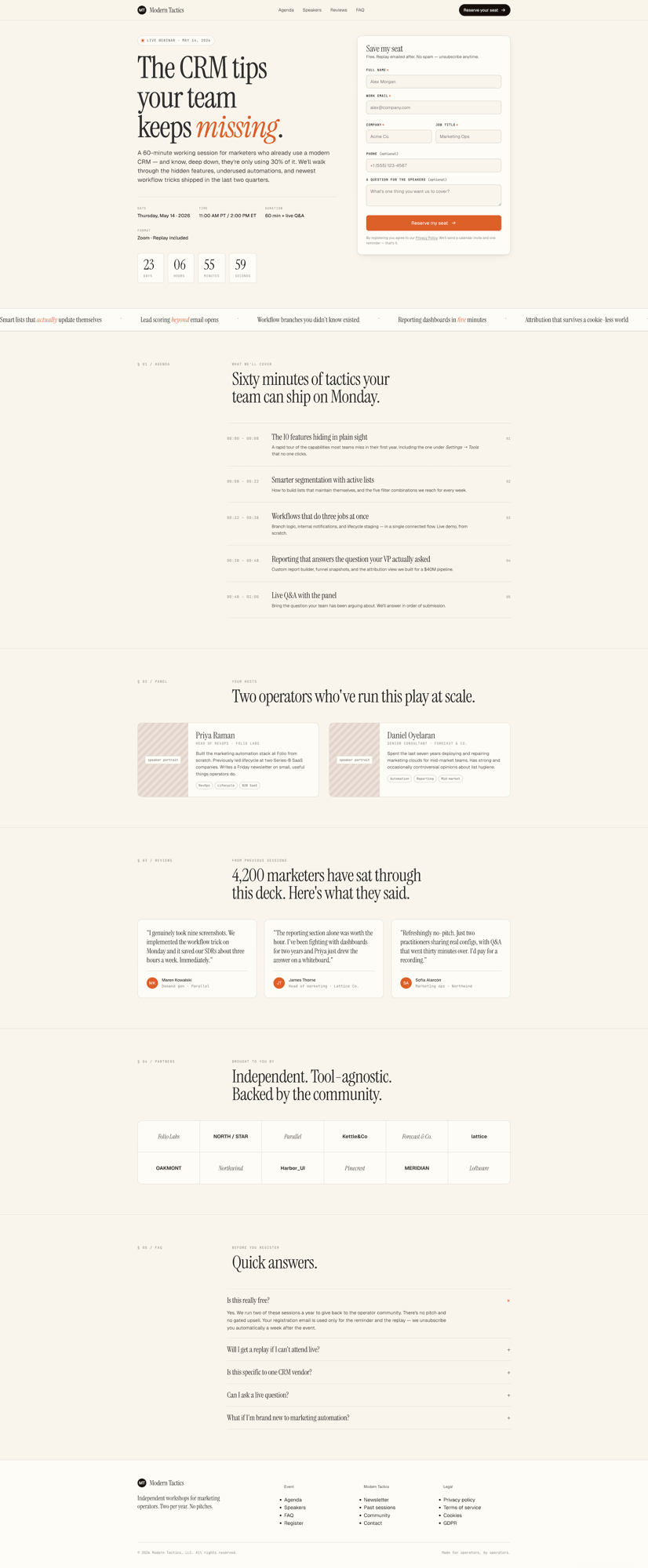 Claude Design Landing Page