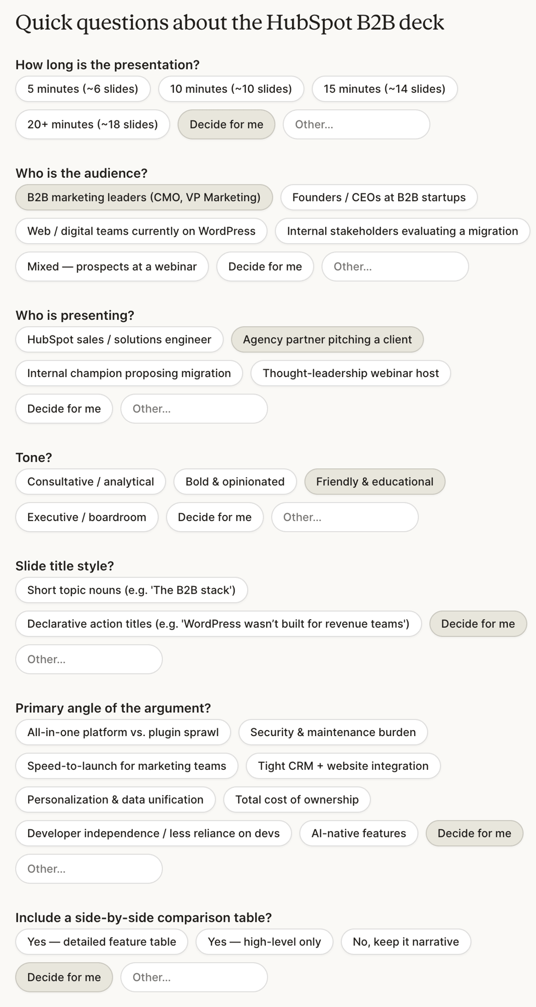 Claude Design screenshot