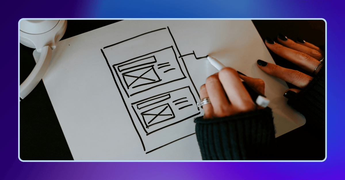 Step #2: Create a rough draft of the page layout