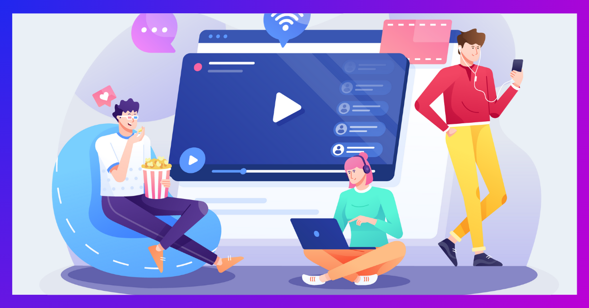 People engaging with explainer videos on various devices, illustrating the versatility and engagement of explainer videos in digital marketing.