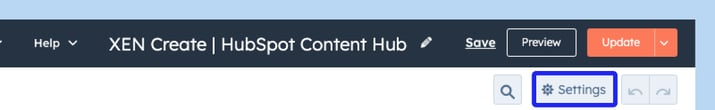 In the content editor, click on the  Settings menu and scroll down to find Featured Image