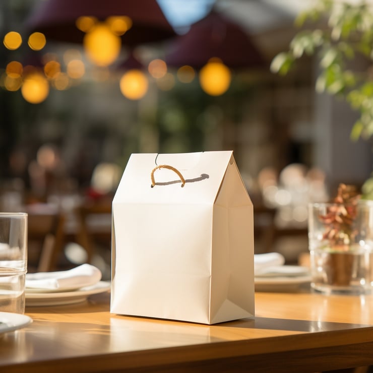 Take away packaging mockup