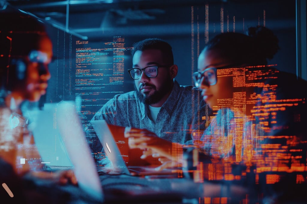 Image of software engineers working on their computers