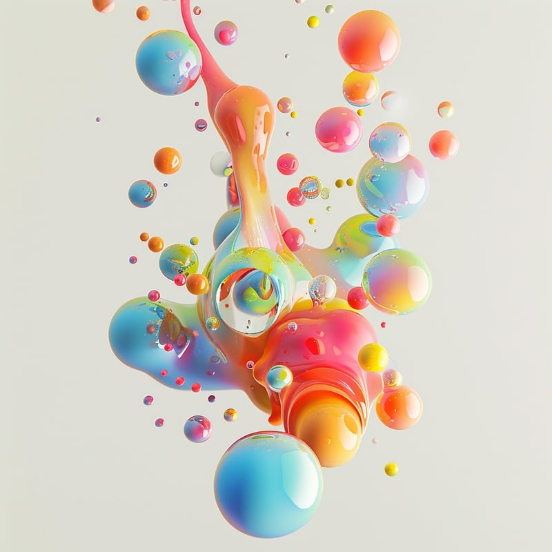 Minimal 3D forms floating