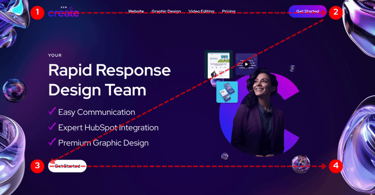 XEN Create Home page