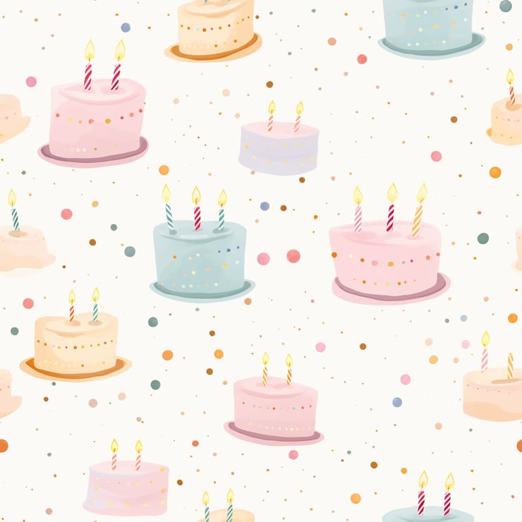 Cake gift wrap pattern