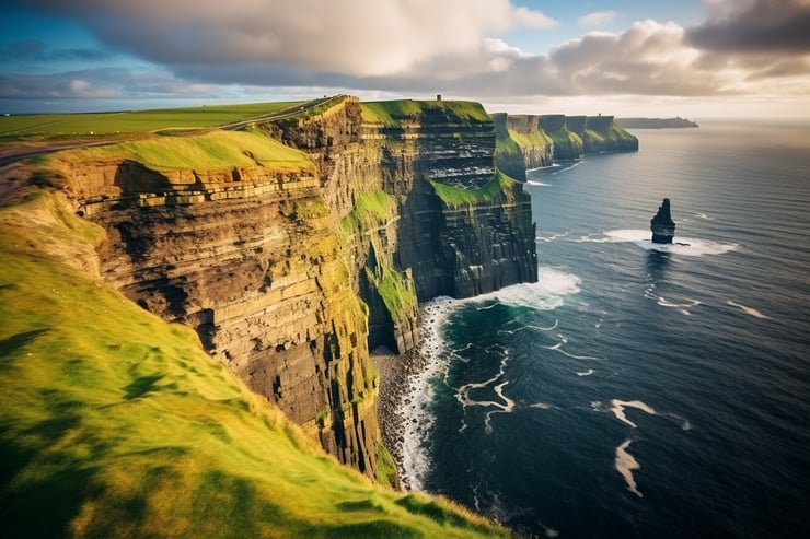 breathtaking landscape shot