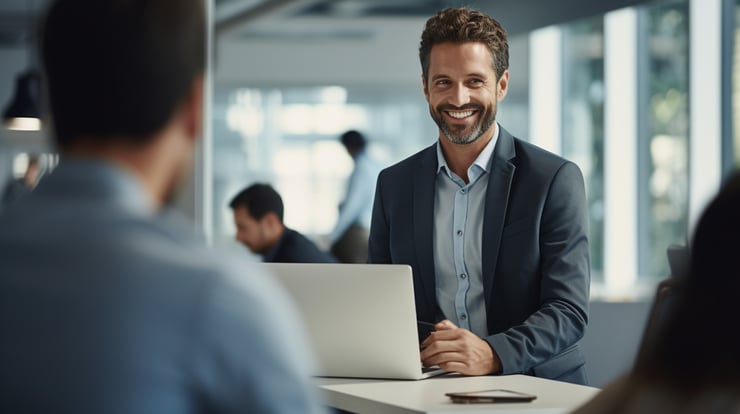 Confident professional man