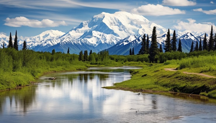 breathtaking landscape shot