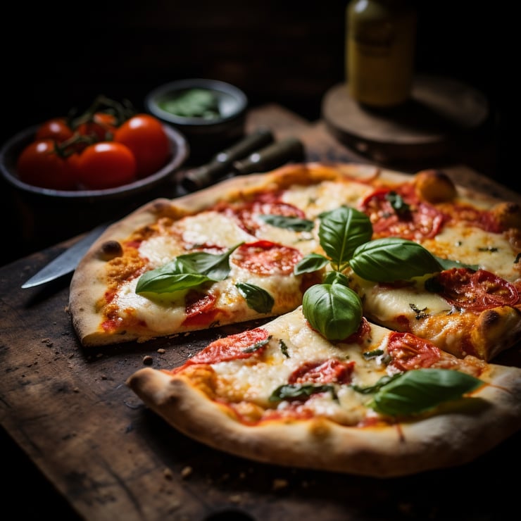 Margherita pizza