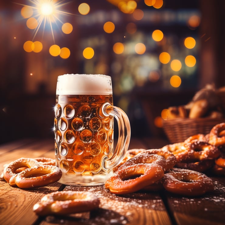 Oktoberfest beer mug