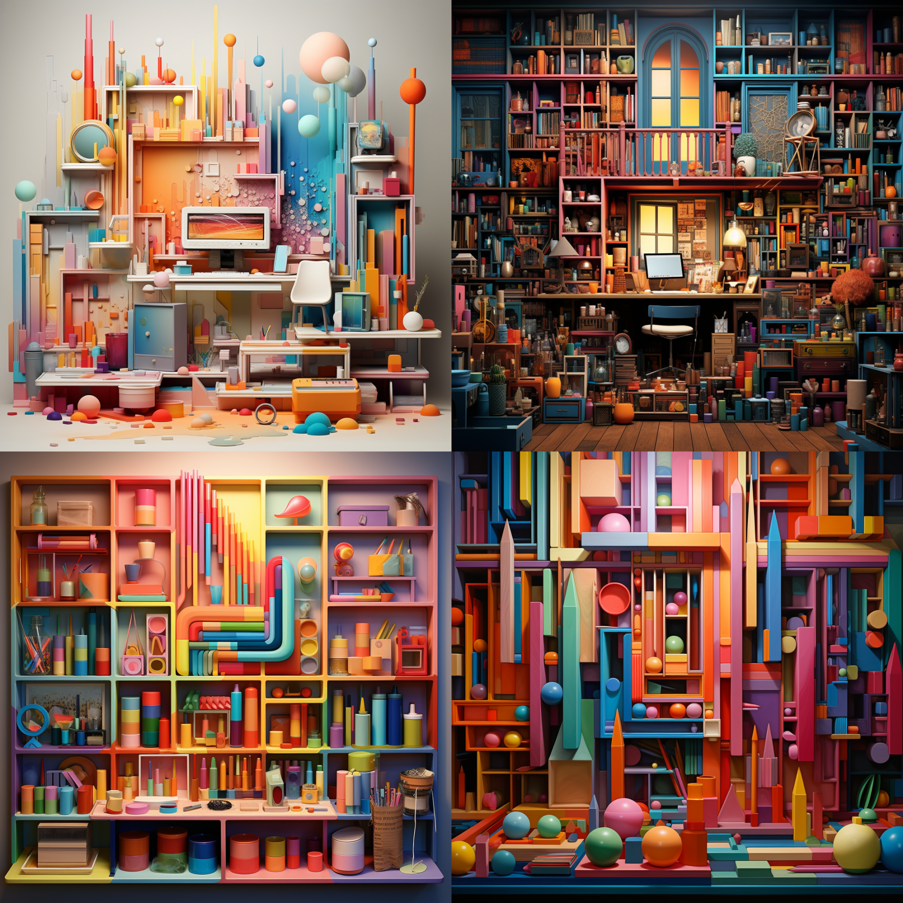 Organized colors