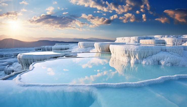 Pamukkale Cotton Castle in Turkey