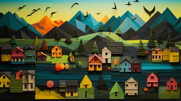 Sticky notes landscape