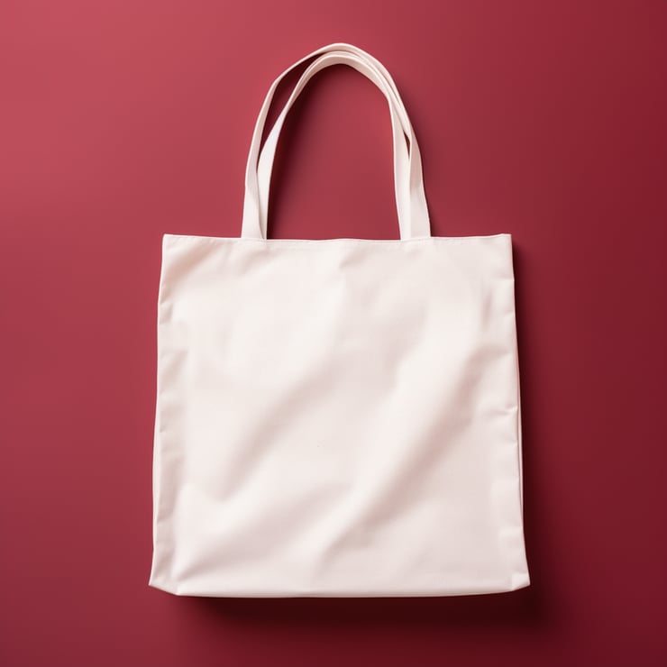 White canvas mockup
