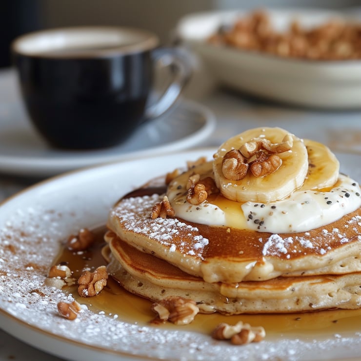 Oat-banana pancake