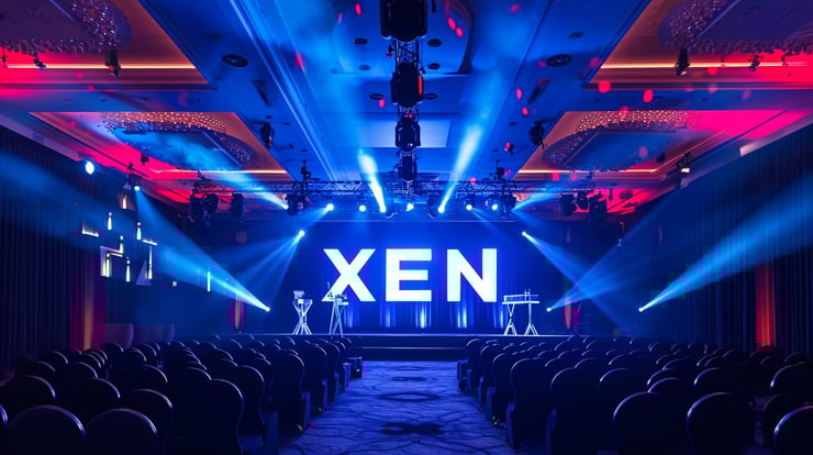 Event setup for conference siminar