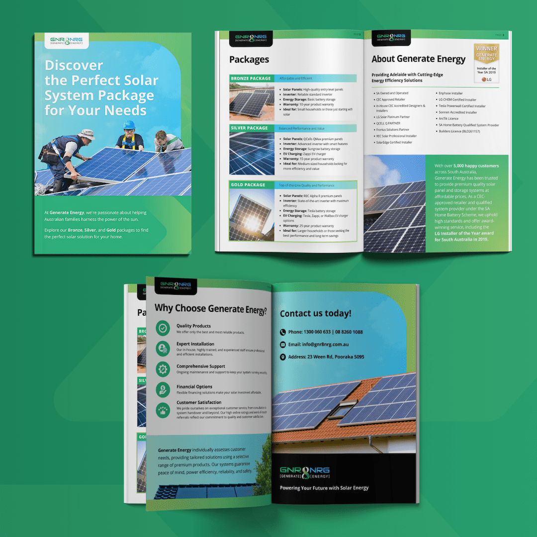 Generate Energy Packages Brochure