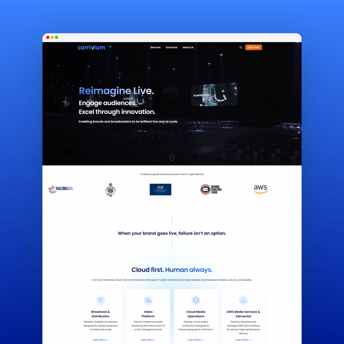 Corrivium Homepage
