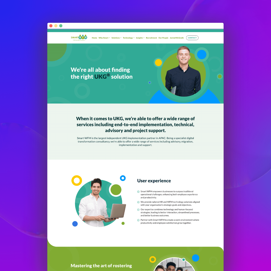 Smart WFM Solutions Page
