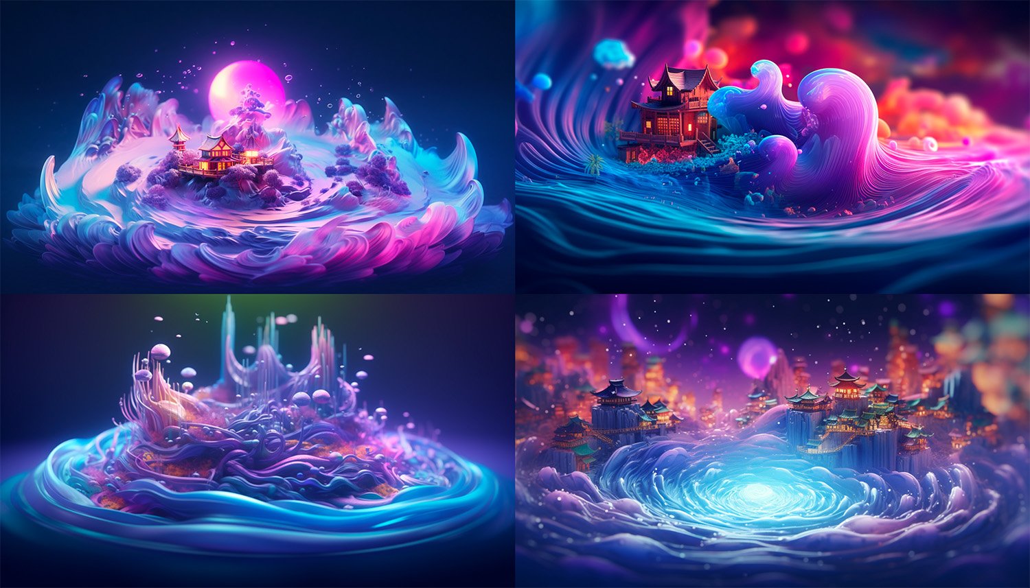 Tiny World Concept Abstract
