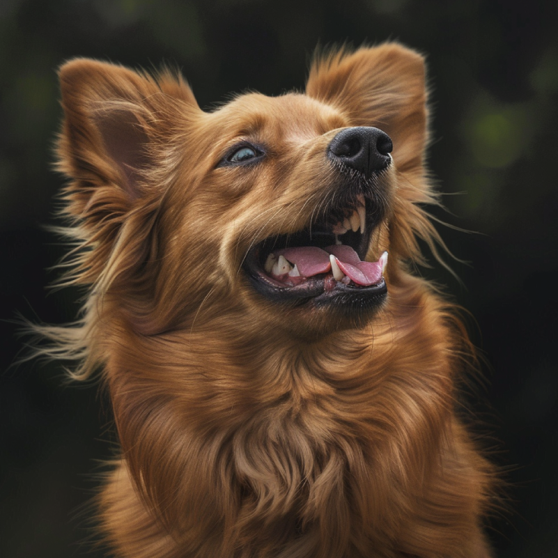 Photo realistic image of a dog