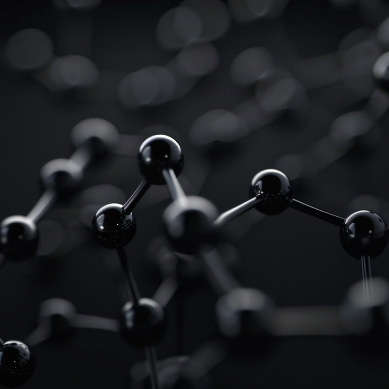 Black carbon molecule pattern