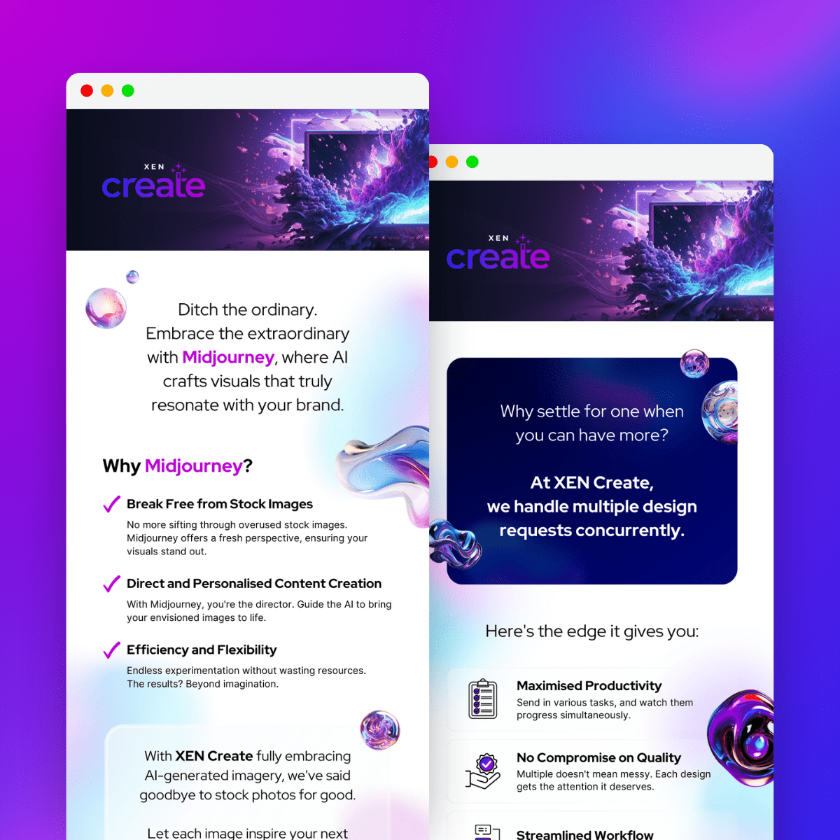 XEN Create Email Template
