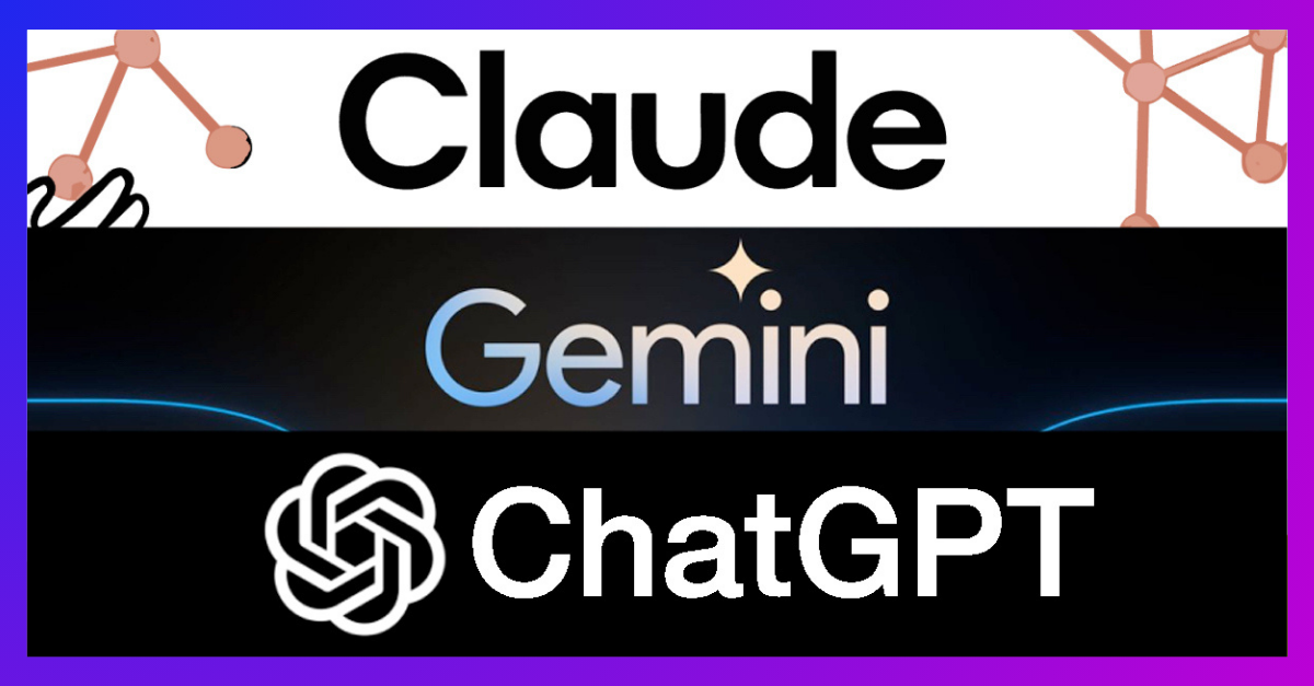 Testing and Comparing Free Versions of Claude, Gemini, and ChatGPT