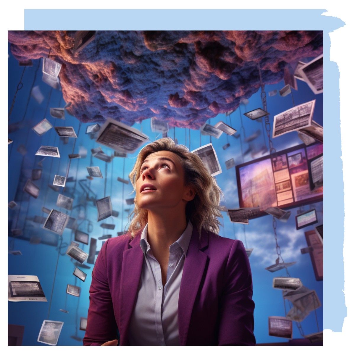 The tedious process of finding stock images