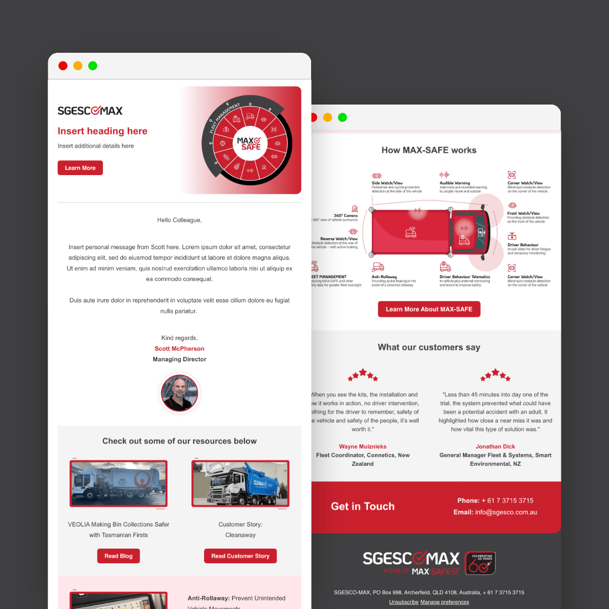 SGESCO Email Template
