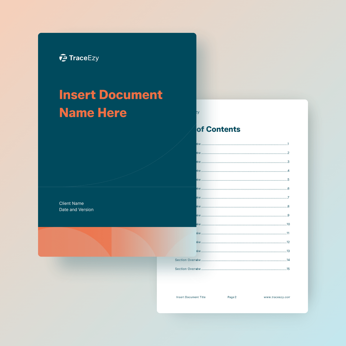 TraceEzy Document Templates