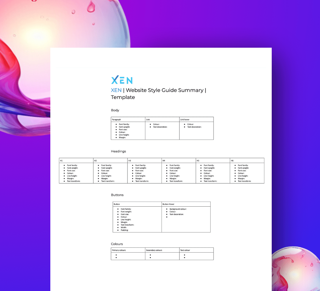 Documenting your brand’s style guide