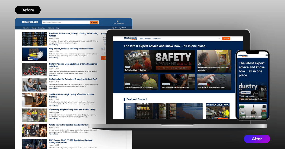 Blackwoods Website Refresh